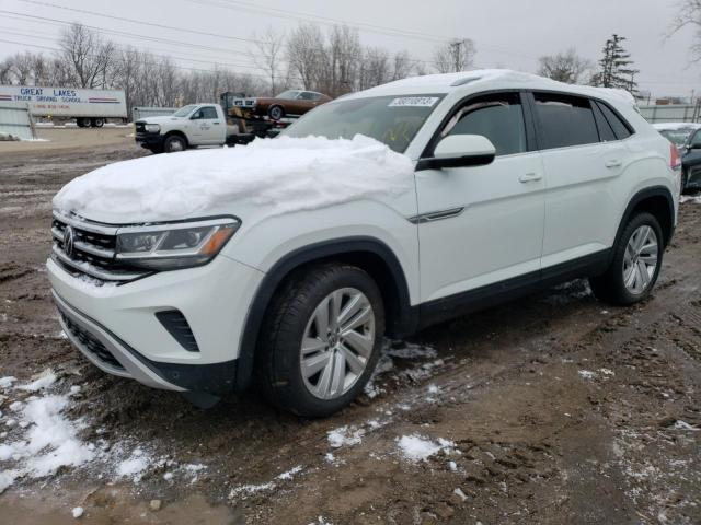 1V26E2CAXLC211705 - 2020 VOLKSWAGEN ATLAS CROS Белый фото 1