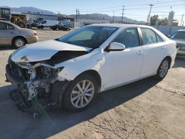 4T1BD1FK0CU034105 - 2012 TOYOTA CAMRY HYBRID WHITE photo 1