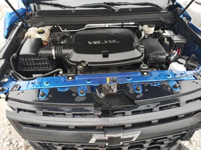 1GCGTEEN3L1136001 - 2020 CHEVROLET COLORADO ZR2 BLUE photo 11