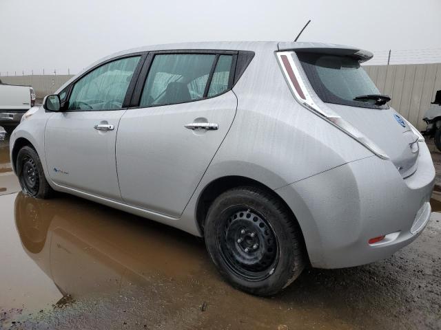 1N4AZ0CP3FC325144 - 2015 NISSAN LEAF S SILVER photo 2