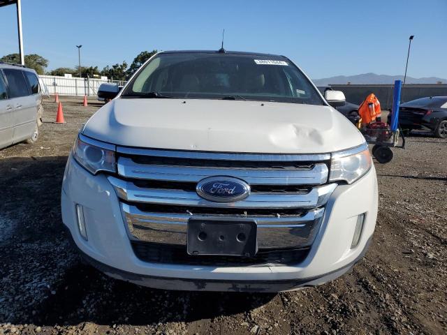 2FMDK3JC8DBE34303 - 2013 FORD EDGE SEL WHITE photo 5