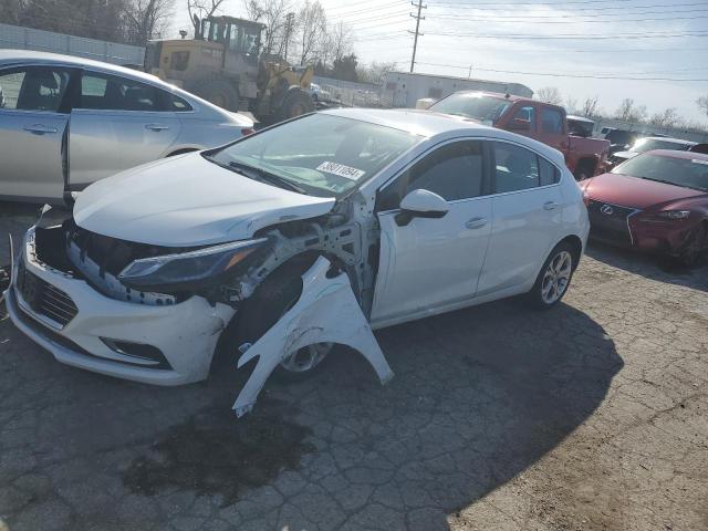 3G1BF6SM3JS597724 - 2018 CHEVROLET CRUZE PREMIER WHITE photo 1