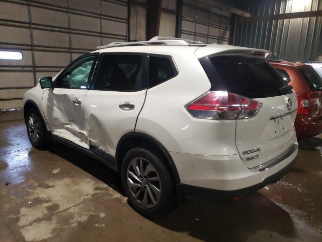 5N1AT2MV1FC790313 - 2015 NISSAN ROGUE S WHITE photo 2