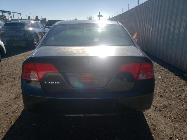 1HGFA15526L008773 - 2006 HONDA CIVIC LX BLACK photo 6