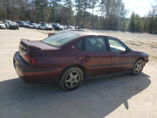 2G1WF55E9Y9136597 - 2000 CHEVROLET IMPALA MAROON photo 3