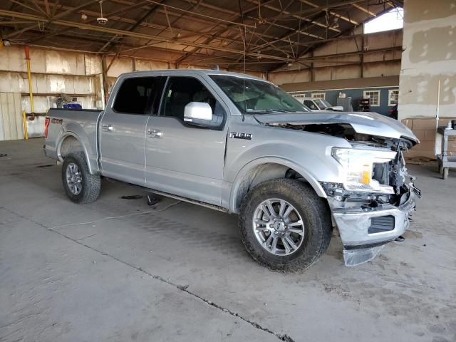 1FTEW1E56KKE09285 - 2019 FORD F150 SUPERCREW SILVER photo 4