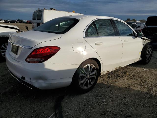 55SWF4JB9FU082769 - 2015 MERCEDES-BENZ C 300 WHITE photo 3