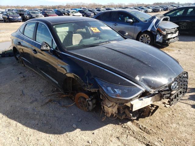 5NPEL4JA4LH000408 - 2020 HYUNDAI SONATA SEL BLACK photo 4