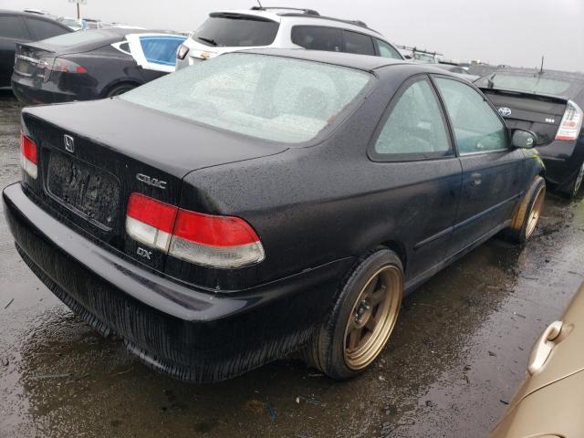 1HGEJ6226XL049573 - 1999 HONDA CIVIC DX BLACK photo 3