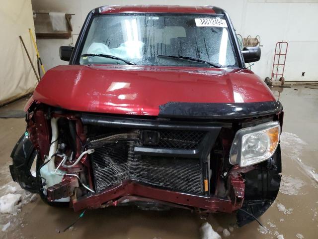 5J6YH28746L012727 - 2006 HONDA ELEMENT EX BURGUNDY photo 5