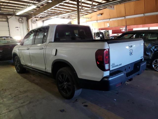 5FPYK3F17KB043776 - 2019 HONDA RIDGELINE SPORT WHITE photo 2