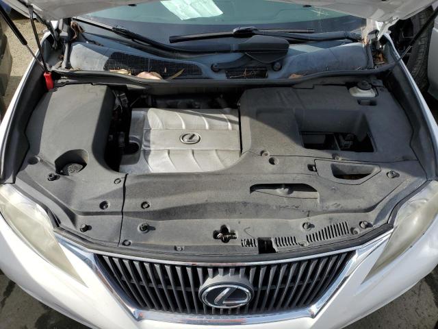 2T2ZK1BA6AC001847 - 2010 LEXUS RX 350 WHITE photo 11