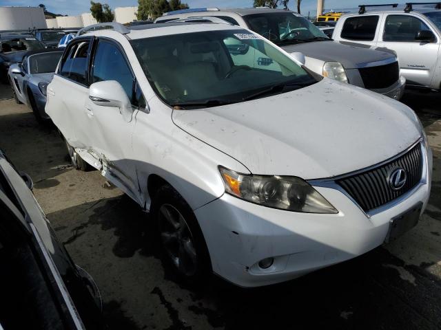 2T2ZK1BA6AC001847 - 2010 LEXUS RX 350 WHITE photo 4