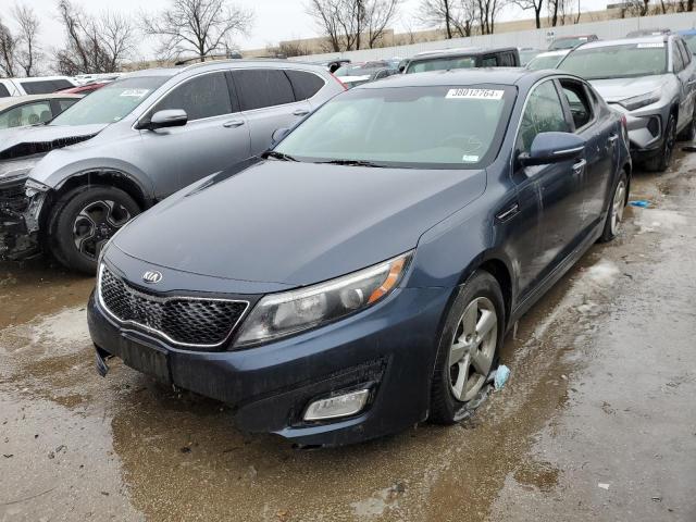 KNAGM4A75F5540135 - 2015 KIA OPTIMA LX GRAY photo 1