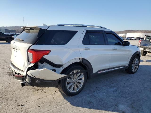 1FMSK8FH4LGA04767 - 2020 FORD EXPLORER LIMITED WHITE photo 3