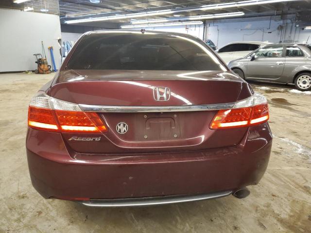 1HGCR2F8XFA073876 - 2015 HONDA ACCORD EXL MAROON photo 6