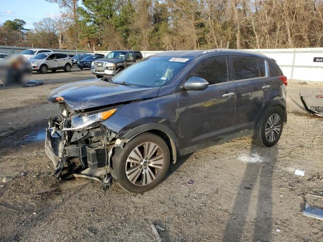 KNDPC3AC1E7633637 - 2014 KIA SPORTAGE EX BLUE photo 1