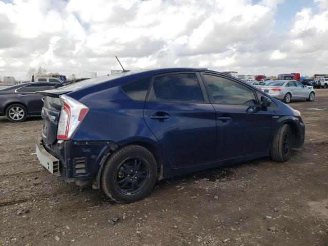 JTDKN3DU4E1747241 - 2014 TOYOTA PRIUS BLUE photo 3