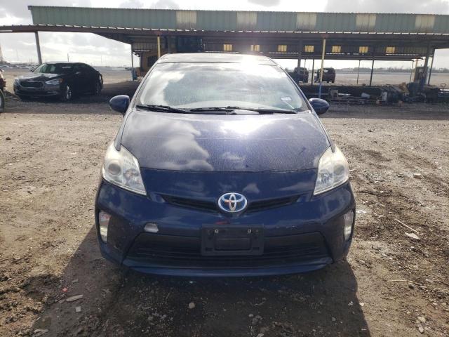 JTDKN3DU4E1747241 - 2014 TOYOTA PRIUS BLUE photo 5