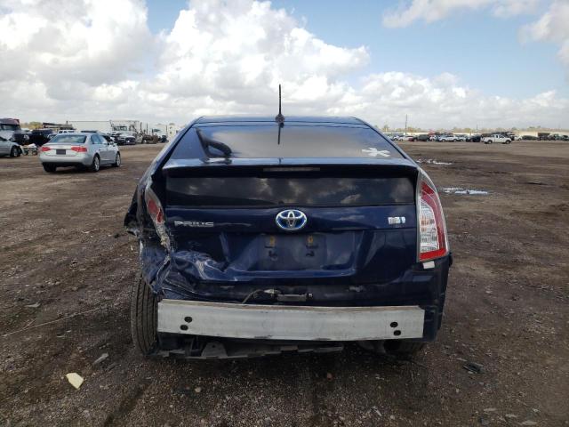 JTDKN3DU4E1747241 - 2014 TOYOTA PRIUS BLUE photo 6