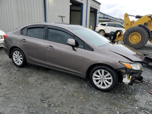 2HGFB2F92CH505299 - 2012 HONDA CIVIC EXL GRAY photo 4