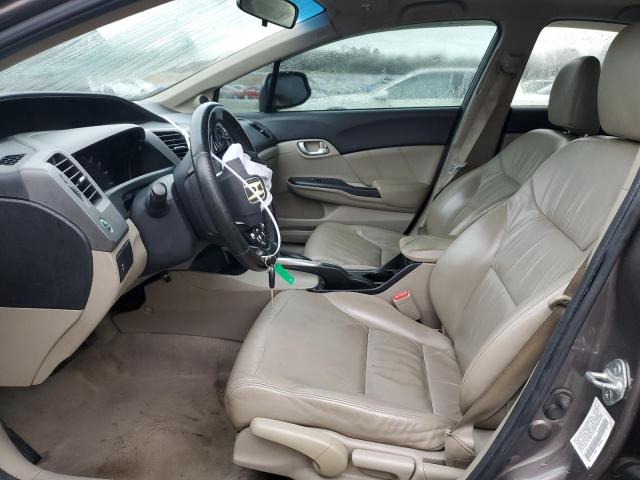 2HGFB2F92CH505299 - 2012 HONDA CIVIC EXL ნაცრისფერი ფოტო 7