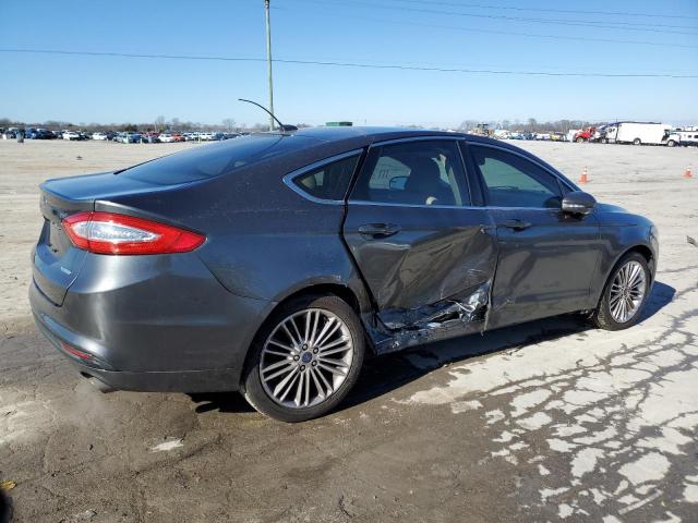 1FA6P0HD1F5112613 - 2015 FORD FUSION SE GRAY photo 3