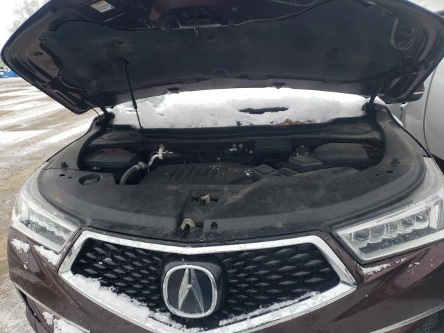 5FRYD4H55HB021193 - 2017 ACURA MDX TECHNOLOGY BURGUNDY photo 11