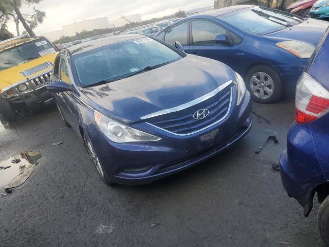 5NPEB4AC5DH637913 - 2013 HYUNDAI SONATA GLS BLUE photo 4