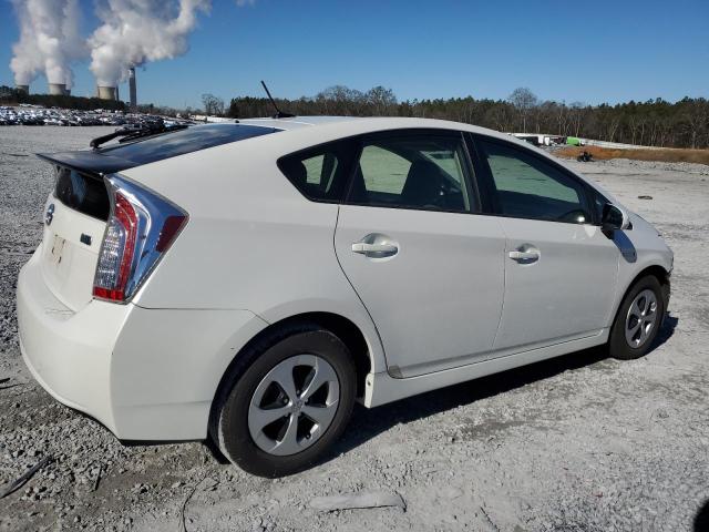 JTDKN3DU5E0378539 - 2014 TOYOTA PRIUS WHITE photo 3