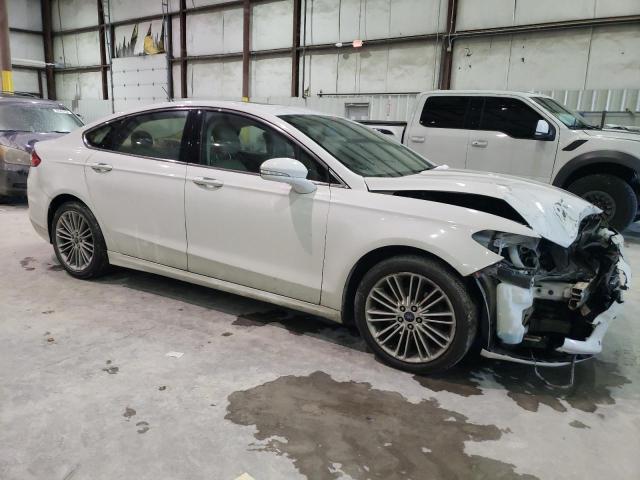 3FA6P0HD9ER148450 - 2014 FORD FUSION SE WHITE photo 4