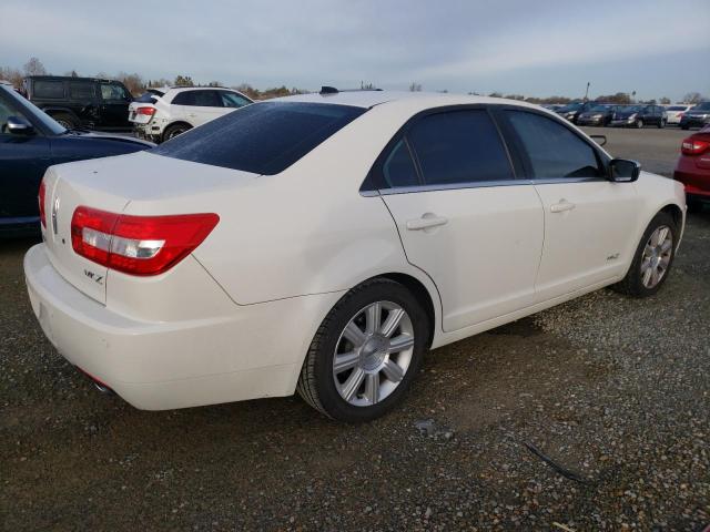 3LNHM26T68R650933 - 2008 LINCOLN MKZ WHITE photo 3