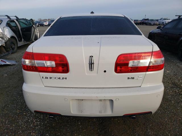 3LNHM26T68R650933 - 2008 LINCOLN MKZ WHITE photo 6