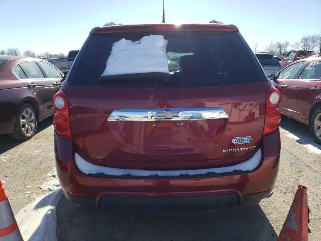 2CNALDEC0B6249099 - 2011 CHEVROLET EQUINOX LT BURGUNDY photo 6