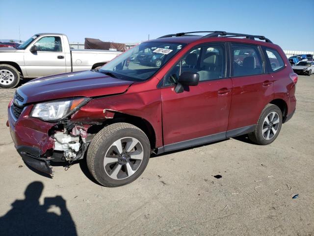 JF2SJABC0HH809063 - 2017 SUBARU FORESTER 2.5I RED photo 1