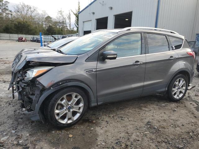 1FMCU0J99EUB43667 - 2014 FORD ESCAPE TITANIUM GRAY photo 1