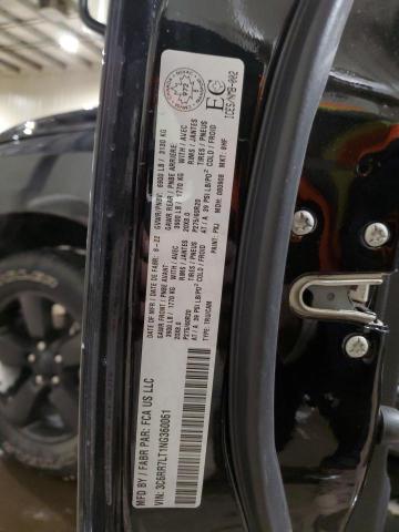 3C6RR7LT1NG360061 - 2022 RAM 1500 CLASS SLT შავი ფოტო 13