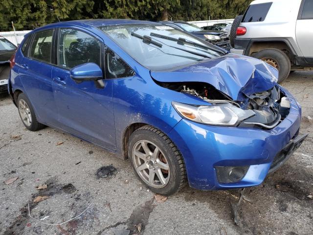 JHMGK5H73GS000711 - 2016 HONDA FIT EX BLUE photo 4