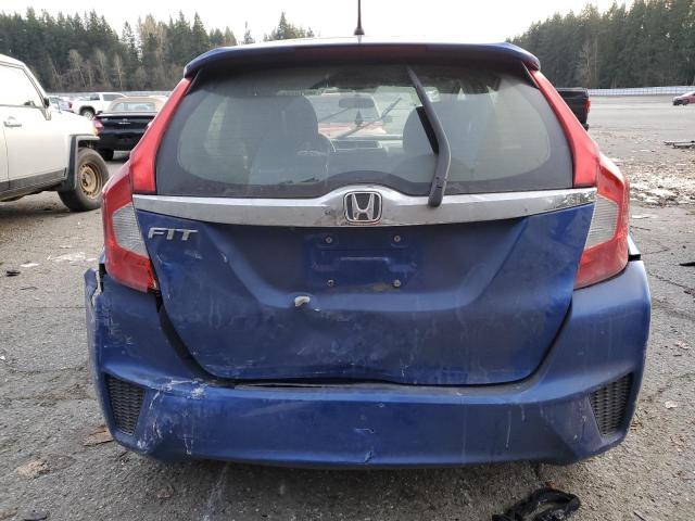 JHMGK5H73GS000711 - 2016 HONDA FIT EX BLUE photo 6