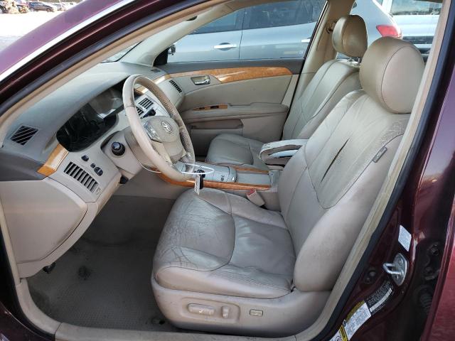 4T1BK36B56U131676 - 2006 TOYOTA AVALON XL BURGUNDY photo 7