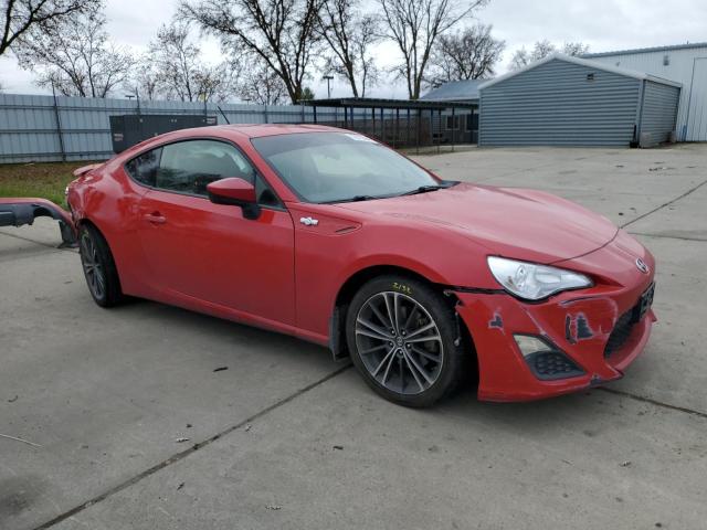JF1ZNAA18D2725481 - 2013 TOYOTA SCION FR-S RED photo 4