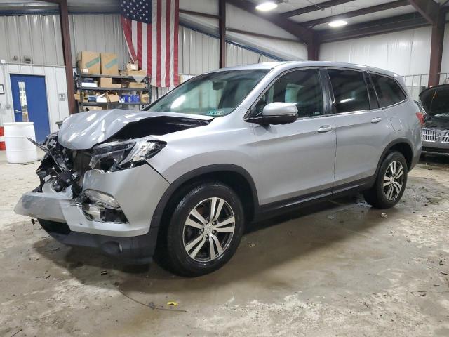 5FNYF6H54JB035678 - 2018 HONDA PILOT EXL SILVER photo 1