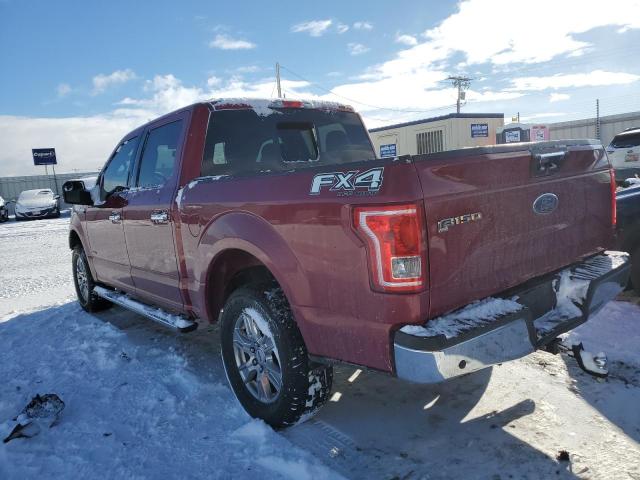 1FTEW1EPXHKD52521 - 2017 FORD F150 LARIA SUPERCREW RED photo 2
