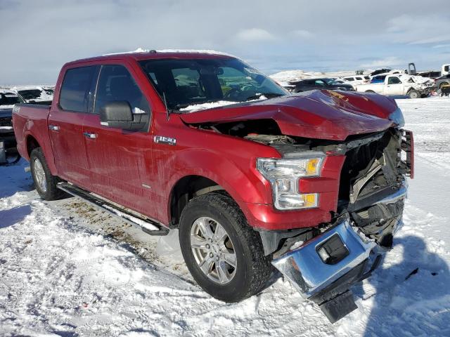 1FTEW1EPXHKD52521 - 2017 FORD F150 LARIA SUPERCREW RED photo 4