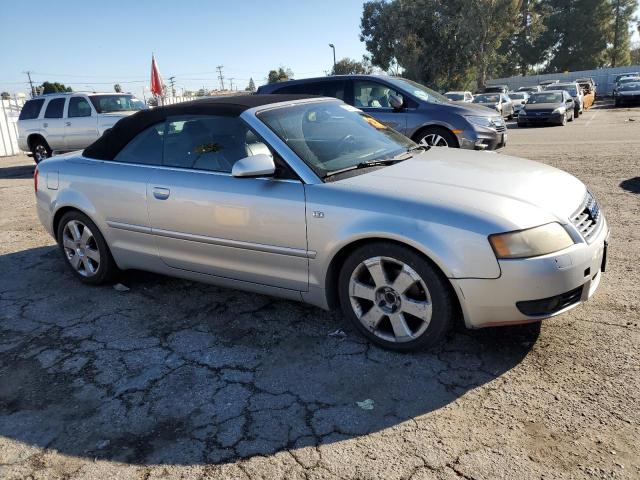 WAUAC48H06K005318 - 2006 AUDI A4 1.8 CABRIOLET SILVER photo 4