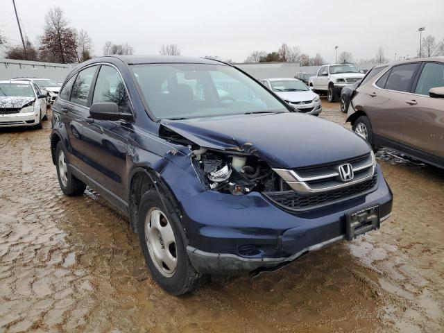 5J6RE3H31AL013763 - 2010 HONDA CR-V LX BLUE photo 4