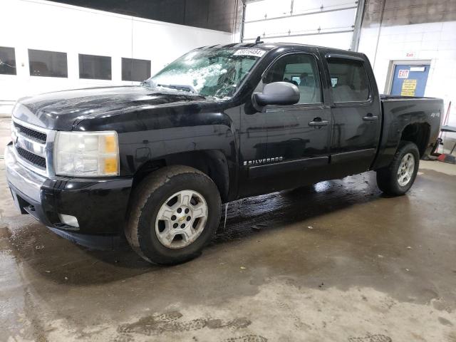 2GCEK13C671510783 - 2007 CHEVROLET SILVERADO K1500 CREW CAB BLACK photo 1