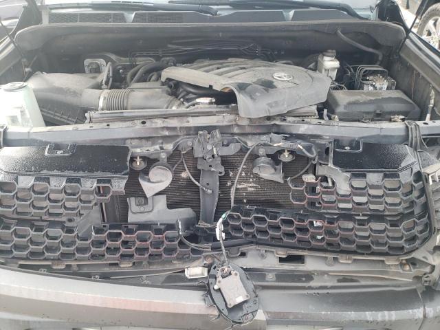 5TFRY5F17KX252416 - 2019 TOYOTA TUNDRA DOUBLE CAB SR/SR5 BLACK photo 11