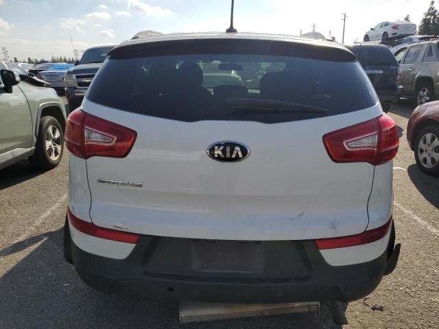 KNDPB3A29D7517238 - 2013 KIA SPORTAGE BASE WHITE photo 6