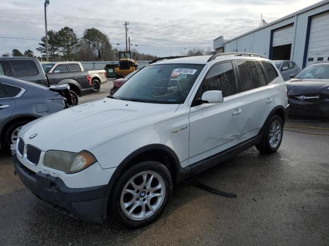 WBXPA734X5WC45353 - 2005 BMW X3 2.5I WHITE photo 1